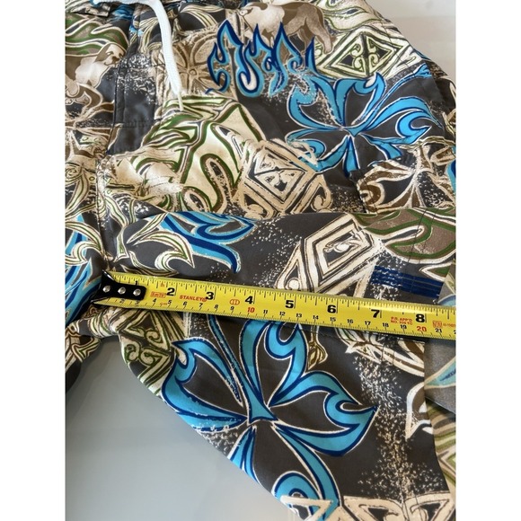 Big Dogs Lined Swim Shorts Men's Size Large Trunks Floral with Pockets - Picture 10 of 10